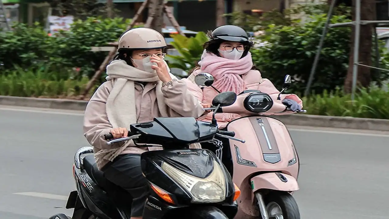 كتلة هوائية باردة تضرب وسط فيتنام وتوقعات بطقس متجمد في المناطق الشمالية